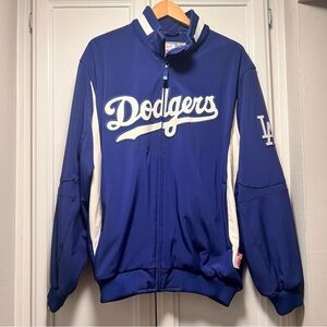 Dodgers Majestic Los Angeles Therma Base Jacket SizevXL Blue LA Dugout 2008 LA